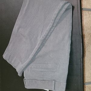 Banana Republic Grey Crop Stretch Pant